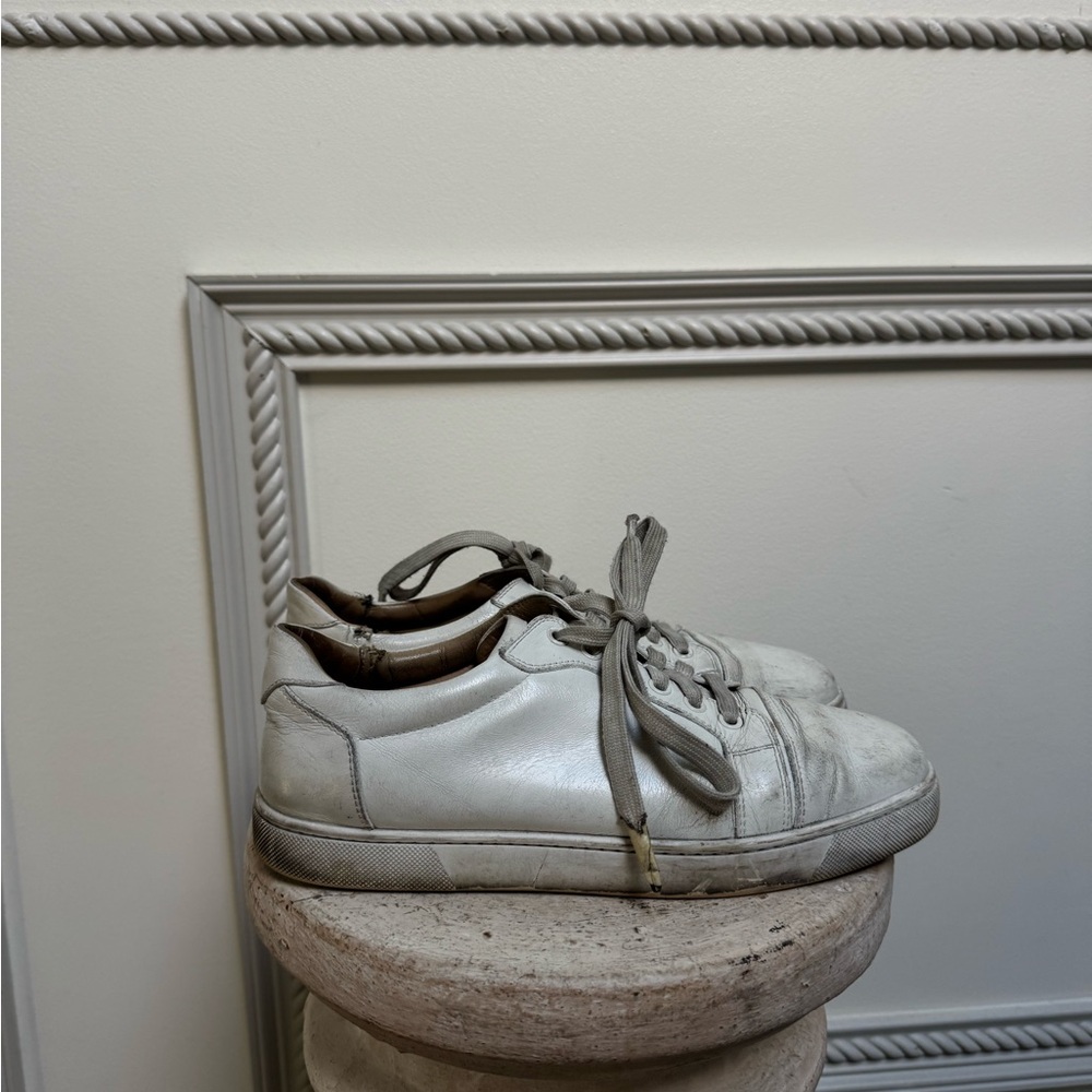 Christian Louboutin White Leather Sneakers